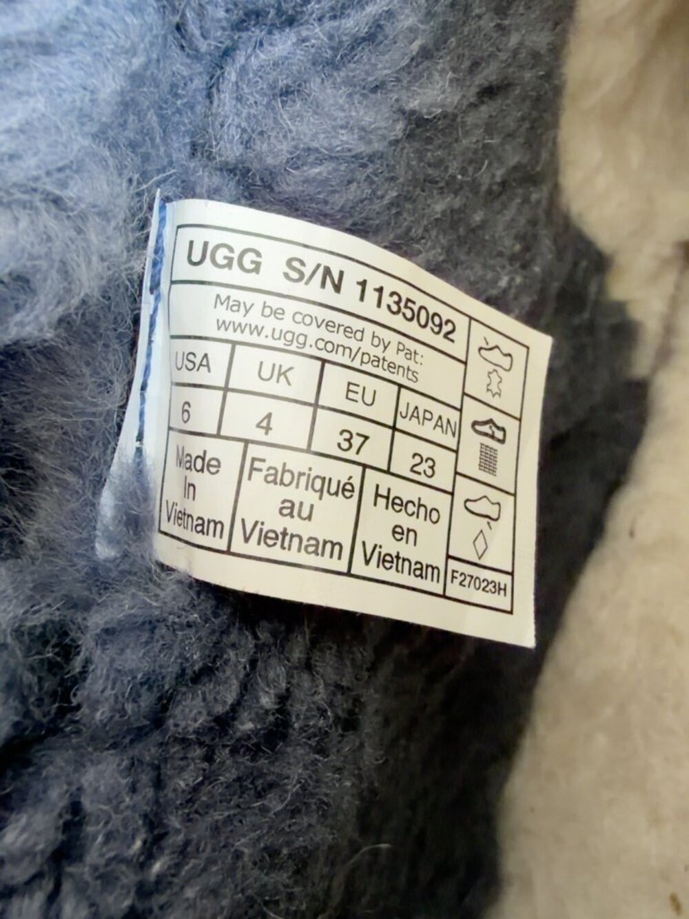 UGG Classic Ultra Mini Platform Boots Big Sky Blue Suede Size 6 - Picture 5 of 9